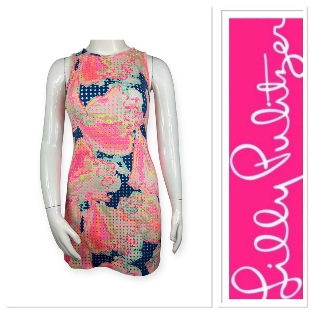 Lilly Pulitzer Pink and Blue Dress